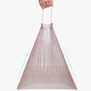 Buy cheap Drawstring 13 Gallon Garbage Bags , Biodegradable Trash Bags HDPE Material from wholesalers