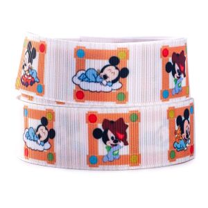 Wholesale Print Grosgrain Ribbon Custom With Print Logo