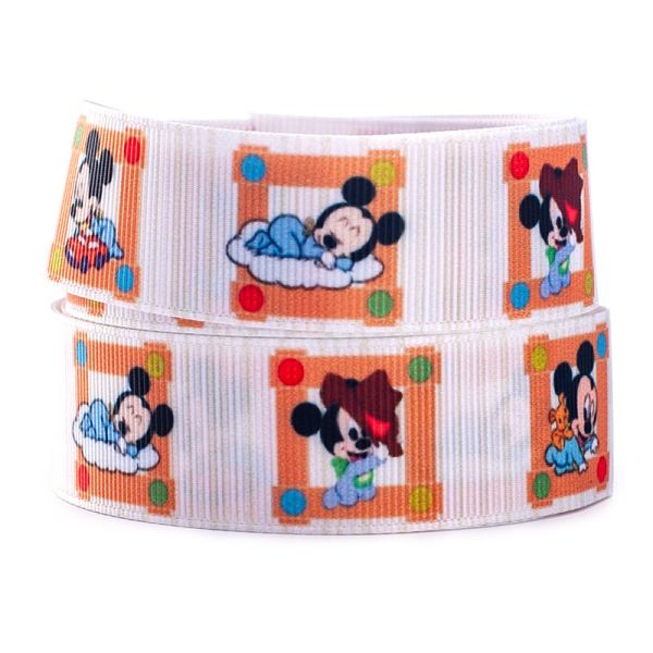 Wholesale Print Grosgrain Ribbon Custom With Print Logo