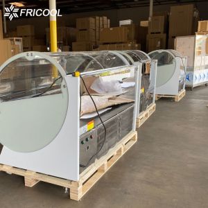 20 Pans Air Cooling System Countertop Gelato Display Case 450L