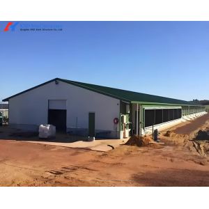 Buy cheap Galvanized Steel Poultry House with Cage Feeding System for Layers & Broilers from wholesalers