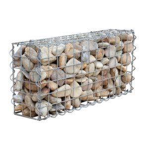 Buy cheap Carbon 2x1x1m 5mm Welded Mesh Gabion Stone Basket from wholesalers