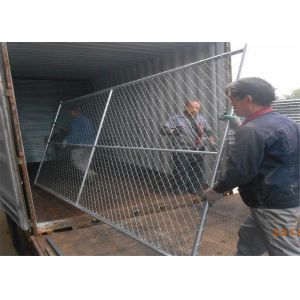 Buy cheap Electro Galvanized Temporary Construction Fence Panels 1½