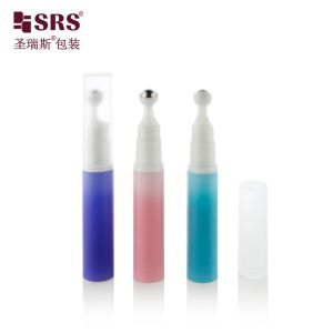 A0031 5ml 10ml 12ml 15ml AS PP Airless Roller Steel Ball Bottle For Serum Gel