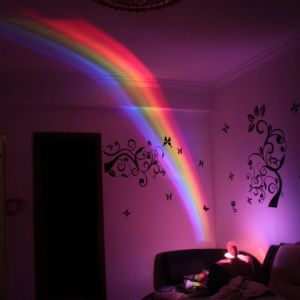 Buy cheap Dropshipping Amazing Magic Rainbow Projector Lamp Night Light Shell Rainbow Projector Room Decoration For Kids from wholesalers