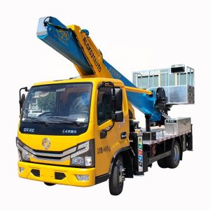Buy cheap 32m Dongfeng Dorica Telescopic Boom Aerial Platform Truck  Aerial Work Truck  Hoisting Machinery from wholesalers