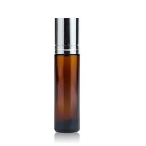 Buy cheap 10ml Amber Glass Roll On Bottles With Aluminum Plastic Cap from wholesalers