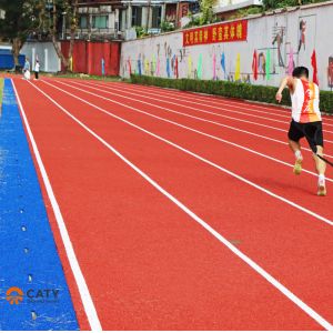 Breathable Rubber Granules Synthetic Running Track Surface EPDM Recycled Rubber