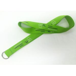 Buy cheap Polyester / Nylon / Bamboo Custom Single Lanyard For School Id from wholesalers