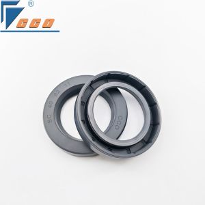 China NBR SC Type Oil Seal Air Compressor Oil Seal Automobile Single Lip O Sealer Black And Gray on sale