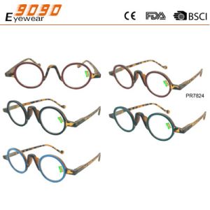 Buy cheap 2019 new design round shape reading glasses with spring hinge,suitable for men and women from wholesalers