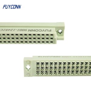 Buy cheap 3 rows 48 Pin DIN 41612 Connector Vertical Female Straight PCB Eurocard Connector 2.54mm pitch from wholesalers
