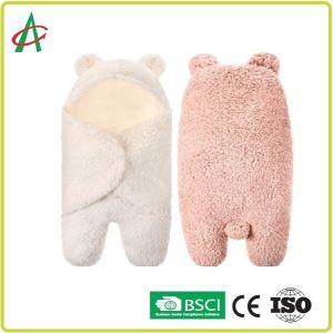 Buy cheap BSCI Infant Sleeping Bag , 24x11'' Plush Swaddle Blanket from wholesalers