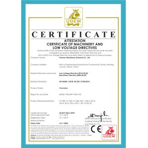EVERSUN Machinery  (Henan)  Co., Ltd Certifications