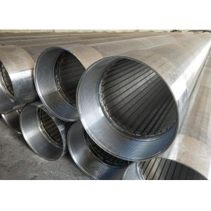 Buy cheap High Temperature Resistant Slotted Screen Pipe Water Treatment Plant from wholesalers