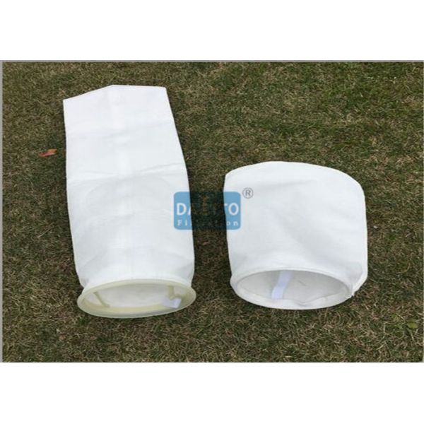 Super Long Life Liquid Filter Bags With Glazed Layer Securing Downstream Matrix