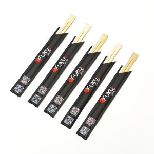 Buy cheap Customized Sushi Custom Logo Bamboo Chopsticks Individual Wrapping from wholesalers