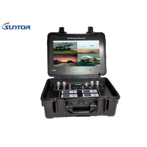 Portable COFDM Monitor Hd Receiver Box , Wireless Video Transmitter And Receiver