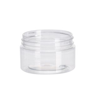 Buy cheap Customized Transparent Cosmetic Plastic Jars with Customizable Printing from wholesalers