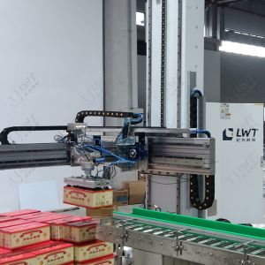 Buy cheap Automatic Case Palletizer Machine Automated Palletizer Systems With Servo from wholesalers