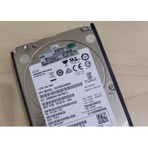 718160-B21 718291-001 2.5 Server Hard Drive , HP Notebook Hard Disk 1.2TB 6G SAS
