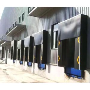 Buy cheap Fixed Adjustable Loading System Dock Door Shelter With Galvanized Steel Liner And Fixed Wear Resistant Fabric from wholesalers