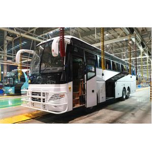 Buy cheap LHD/RHD 65 seats Euro2 360HP 6x2 Coach Bus with Cummins Engine YBL6137T for Mauritius from wholesalers
