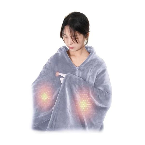 Experience Ultimate Comfort With Ultra-Luxurious Rabbit Fur Fabric Graphene Infrared Heat Blanket