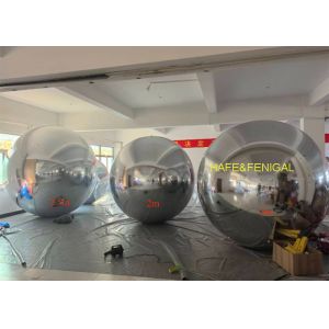 Buy cheap 2m, 2.5m, 3m Silver PVC Mirror Balloons Hanging From Ceiling Use from wholesalers