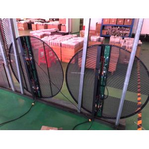 High Brightness 3840Hz Refresh Rate Circle LED Screen Rear Service