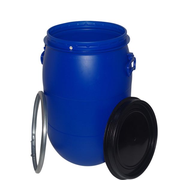 Buy cheap Cylindrical High Density Polyethylene Barrel 210Liters 55gal Blue Chemical Barrel from wholesalers