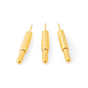 High Precision Brass C6801 Pogo Pin Connector Spring Loaded Dip Type Gold Plated