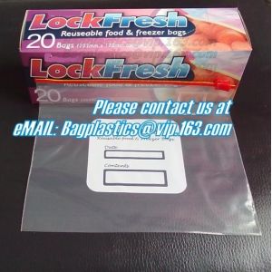 Buy cheap resealable, reclosable trasnparent freezer plastic Zip lockk bag, Reclosable Grip Zip Smell from wholesalers