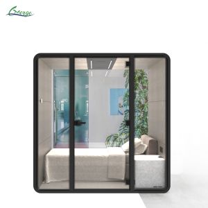 Buy cheap Customizable Size Noise Reducing Work Booth 2 Power Outlets for a Comfortable and Work Environment from wholesalers