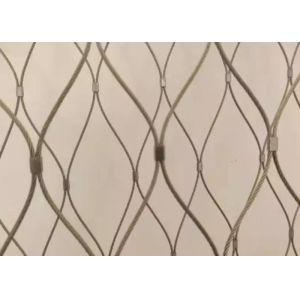 Buy cheap Oxidized 30*30 Balustrade Cable Mesh Flexible Ferrule Cable Mesh from wholesalers