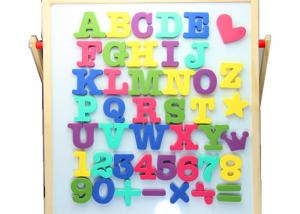 China Educational Toys 4*4mm Magnetic Plastic Alphabet Letters on sale