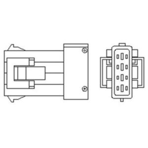 TS 16949 Automotive Oxygen Sensor For Citroen Peugeot 162870 1628YK 9636968