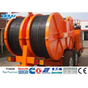 4X50 KN Hydraulic Tensioner Tension Stringing Equipment With 4 Bundle Conductors