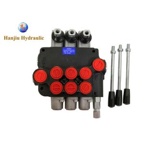 Monoblock Spool Directional Control Valve 3P80 Hydraulic Drilling Rigs Hand