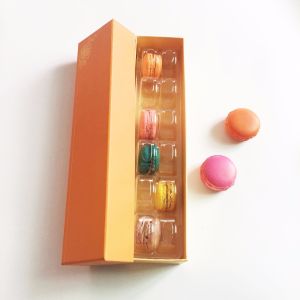 Buy cheap Corrugated Board Multicolor Drawer Macaron Boxes For 12 With Plastic Inner from wholesalers