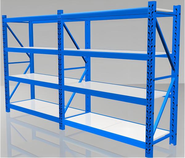 Buy cheap Adjustable 4 Layers Metal Steel Storage Rack Medium Racking System from wholesalers