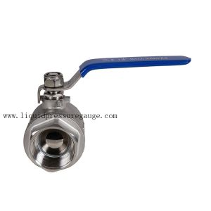 Buy cheap 2 PC Full Port SS304 Ball Valve With Bule Handle 1/2 Inch NPT WOG1000 from wholesalers