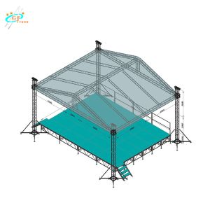 300*300mm Square Aluminum Truss Display With Stage Lighting Frame
