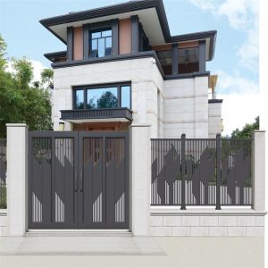 Buy cheap Electrical Motorized Driveway Aluminium Fence Gate For Houses from wholesalers
