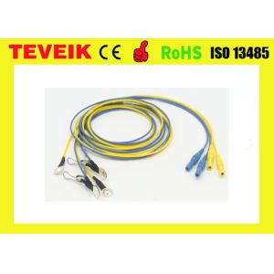 Buy cheap Neurofeedback DIN1.5 Socket EEG Cable Silver Plated Copper Cup EEG Electrode from wholesalers