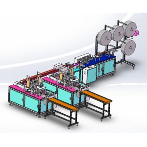 Buy cheap One Drag Two Earband Disposable Face Mask Machine from wholesalers