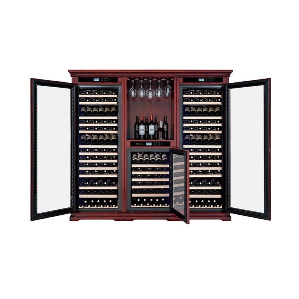 wood wine cooler refrigerator (3)