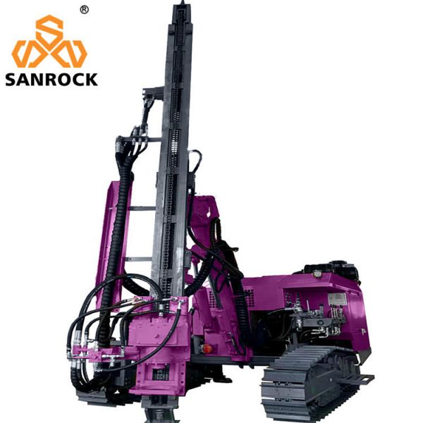 Hydraulic Screw Pile Driver Solar Piling Machinery Vibratory Pile Driver Machine