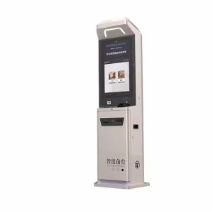 Buy cheap Smart Self Service Kiosk With Touchscreen Cash Acceptor And Barcode Scanner from wholesalers