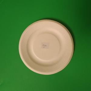 Buy cheap Disposable Sugarcane Pulp Paper lace plate, 7 inch Bagasse round lace plate, P002 from wholesalers